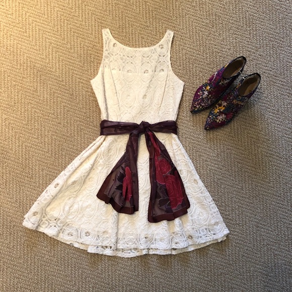 NWOT BB Dakota Knit/Lace Sundress - Ivory • Size 2 - Picture 2 of 7